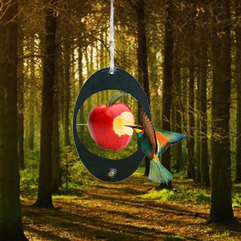 Кормушка для фруктов уличная черная подвесная кормушка птиц пластиковая садовая