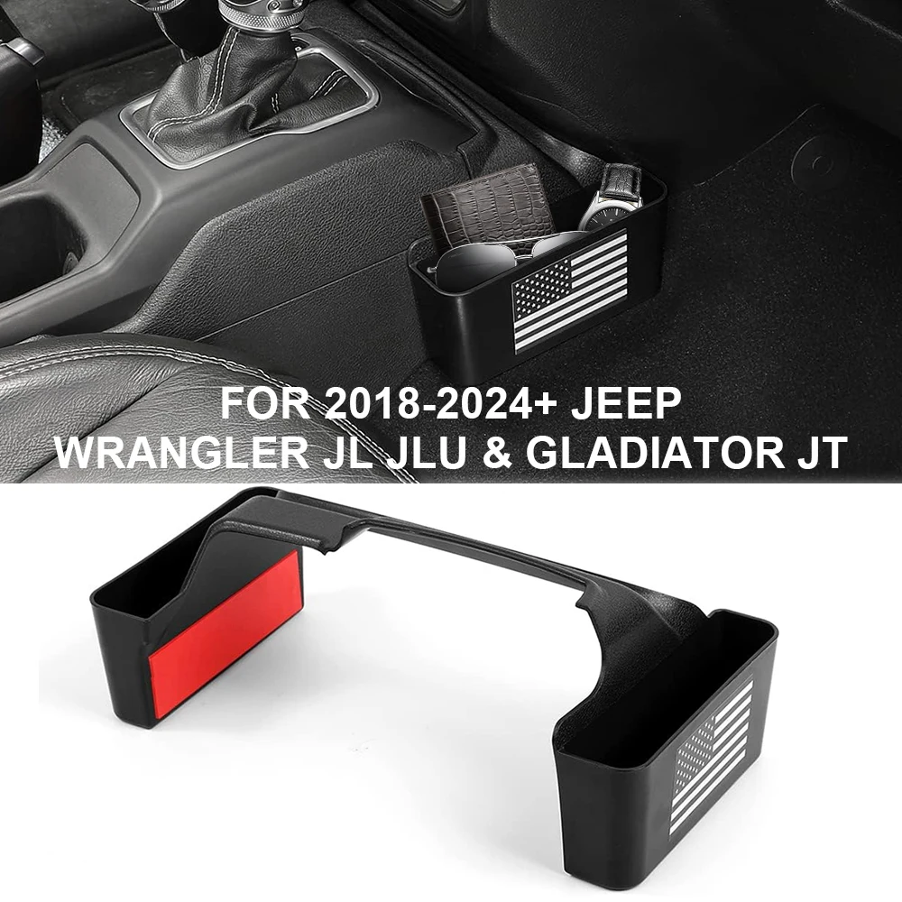 Укладка и уборка для Jeep Wrangler JL Gladiator JT 2018-2023 4-дверный автомобильный ящик хранения