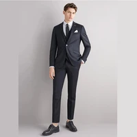 2022 slim fit tailored suit men casual beach summer tuxedo suit 2 pieces set wedding mens suits with pants terno masculino