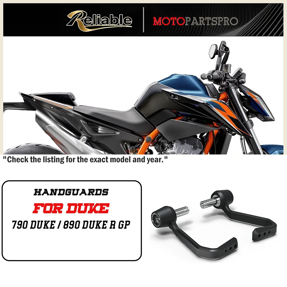 Фото Для 790 Duke/890 Duke R GP 2018-2023 защитная пластина для ручки мотоцикла, защитное устройство для рычага тормоза и сцепления №1