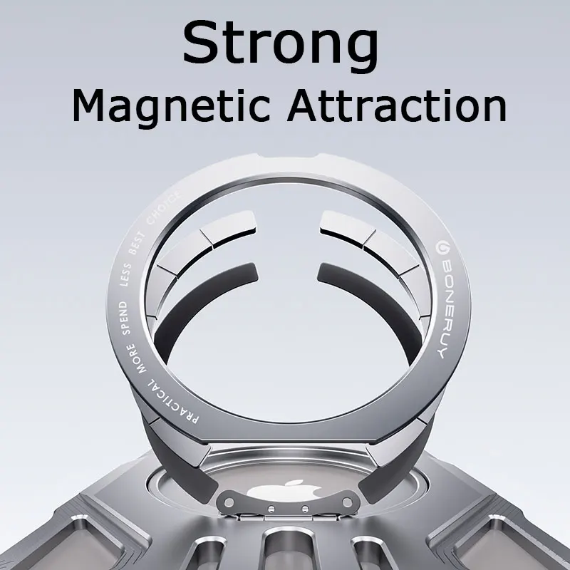 Металлический чехол для телефона с магнитной подставкой Iphone 13 14 15 Pro Max Plus