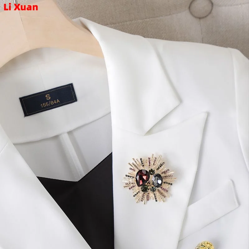 New Elegant Women Formal Suits For 2023 Summer High Quality Fashion Slim Casual Blazer And Pants Office Ladies Work Wear