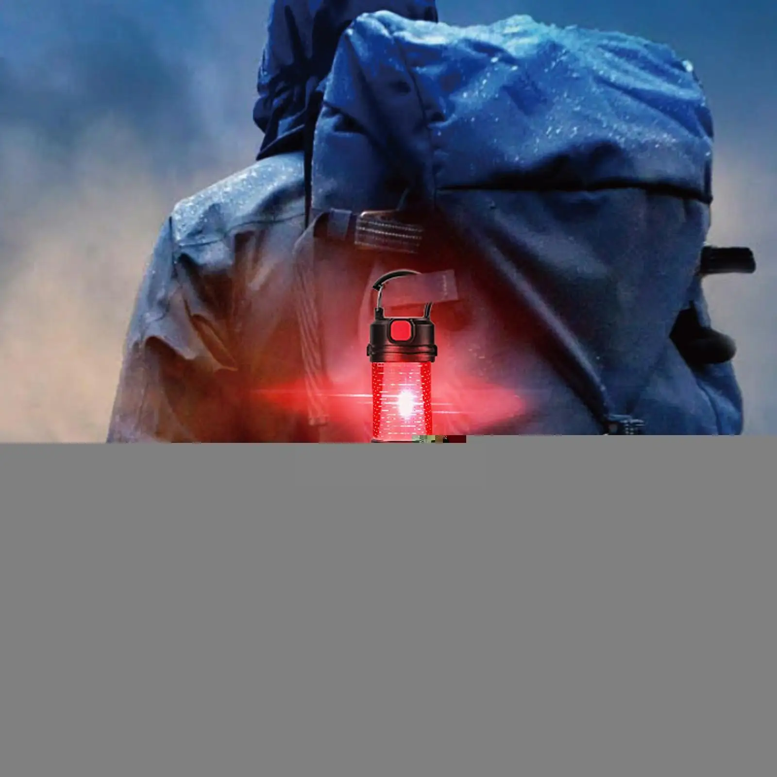 

Фонарик ручной работы с аккумулятором, 5 режимов работы