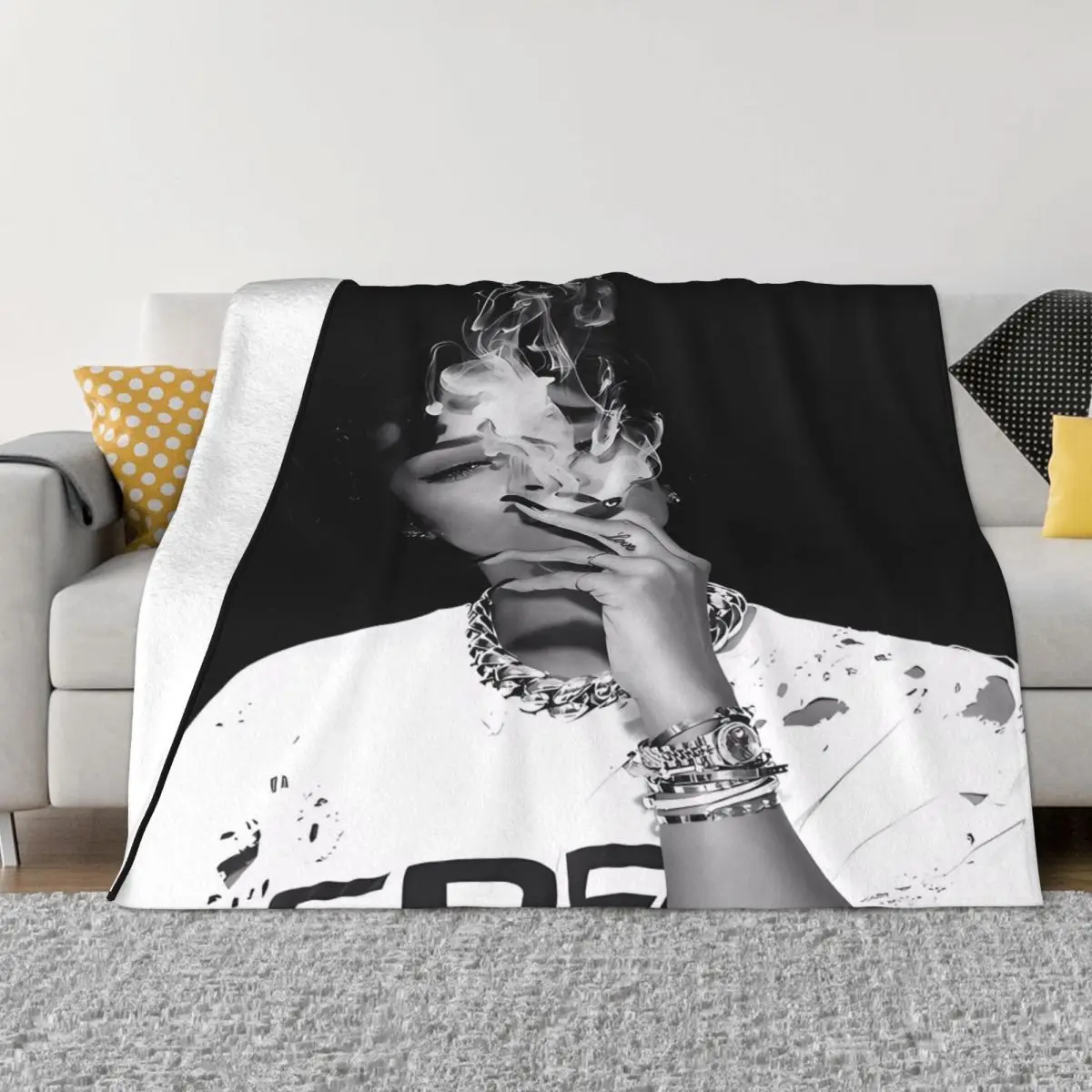 Одеяло Sm Ke Rihannas покрывало на кровать сверхлегкое аниме