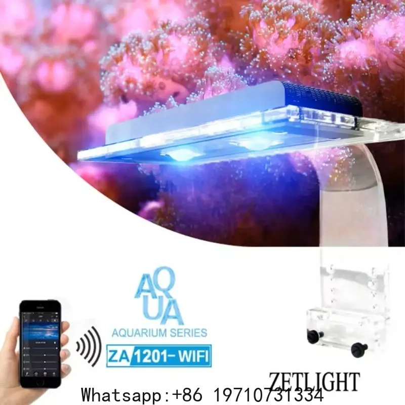 Фото Светодиодный светильник для аквариума Zetlight ZA1201AI, полный спектр, для морских кораллов, управление через Wi-Fi приложение, для SPS, LPS и аквариумов с рыбами. №3