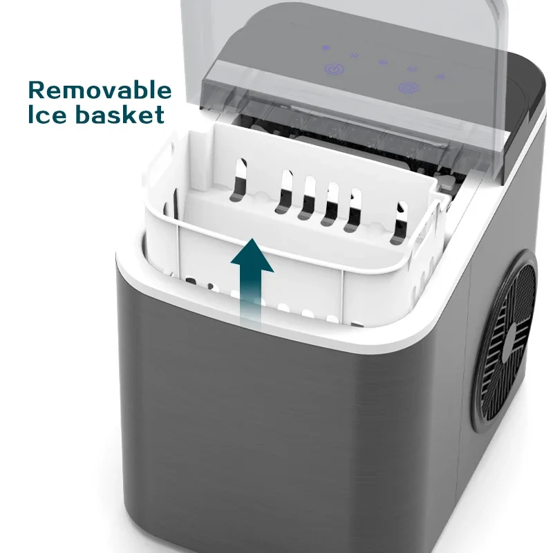 Коммерческий домашний автоматический умный настольный льдогенератор небольшой