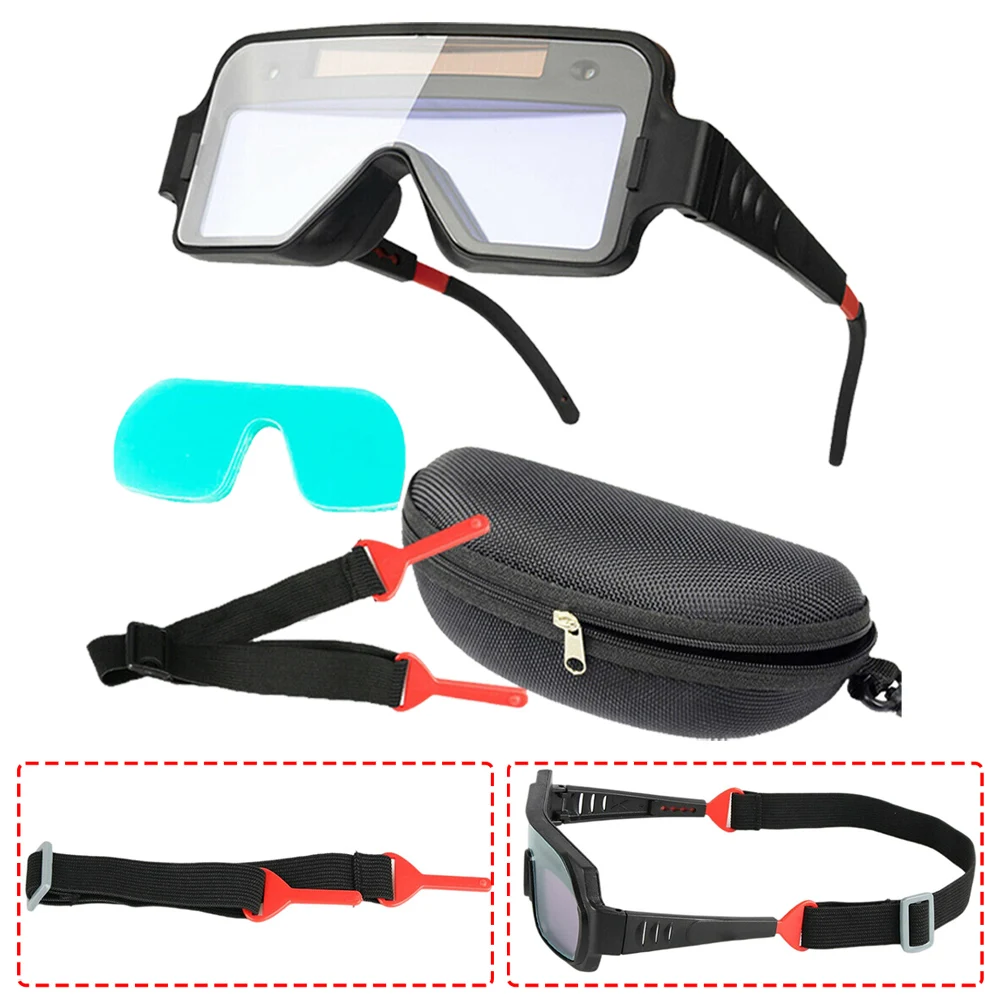 

Welding Goggle Auto Dimming Solar Power For Soldering Mask Helmet Eye Protection Protective Gear Goggles