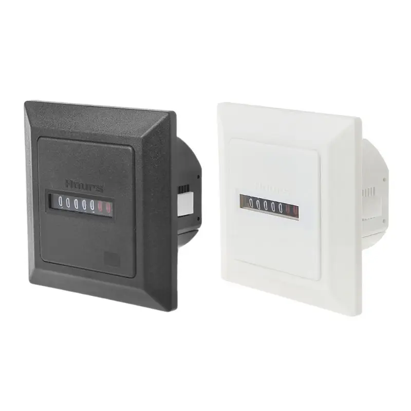 

Accurate HM-1 Timer Square Counter Digital 0-99999.9 Hour Meter Hourmeter Gauge 0.3W AC220-240V / 50Hz AC