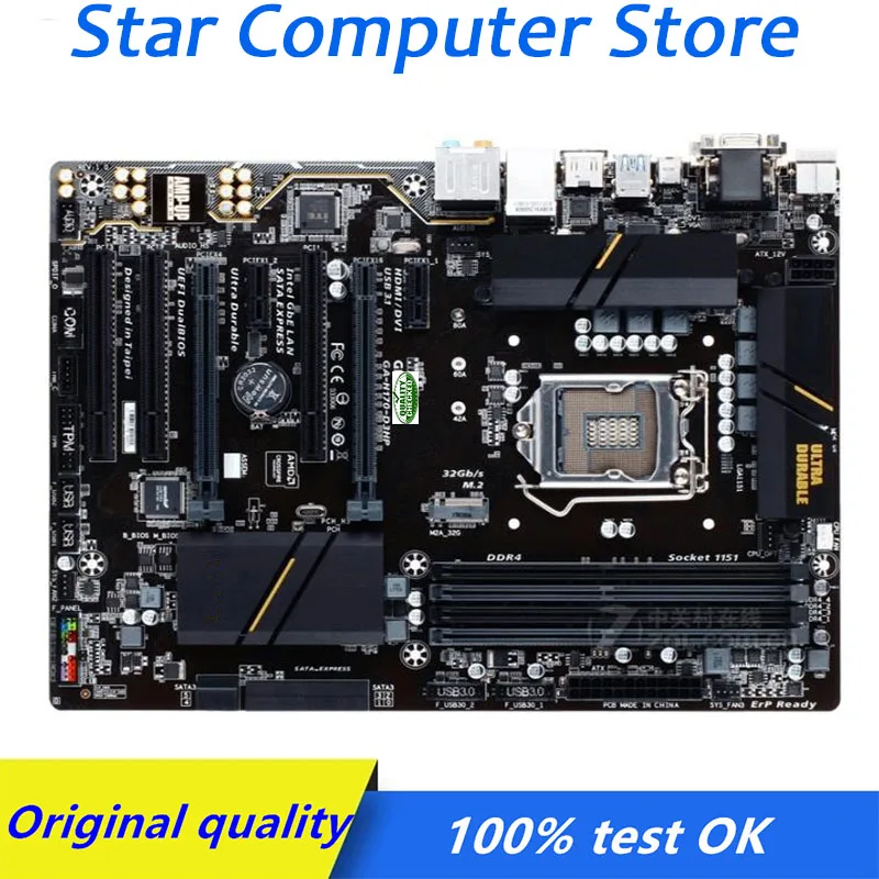 

Разъем LGA 1151 для GIGABYTE GA-H170-D3HP H170-D3HP оригинальная настольная материнская плата DDR4 PCI-E 3,0 для детской б/у материнской платы