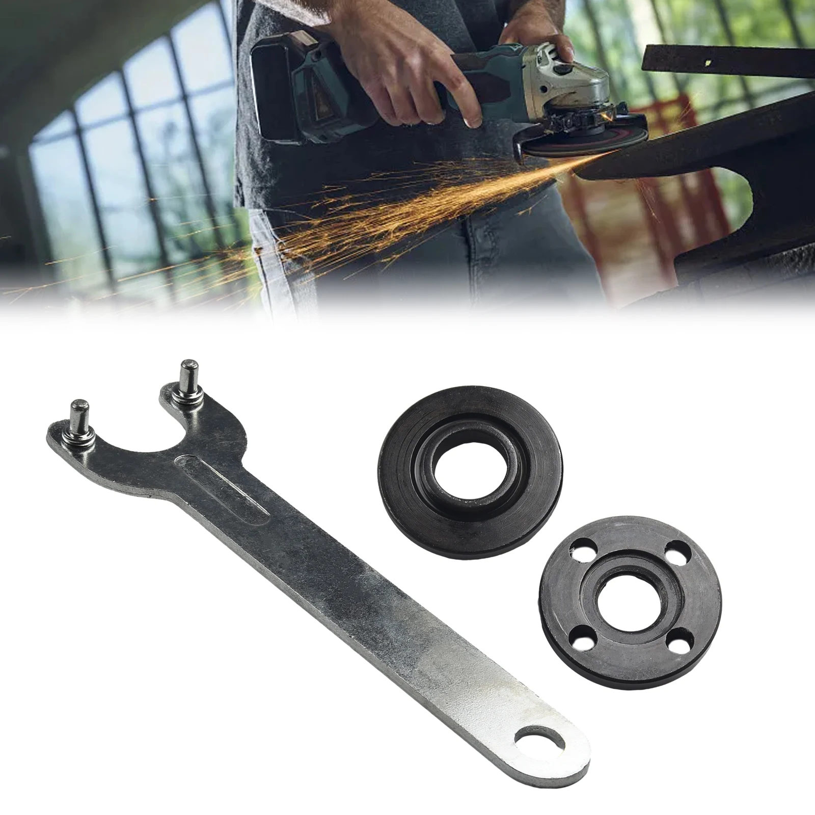 3 шт. фланец для угловой шлифовальной машины стопорная гайка внутренний внешний