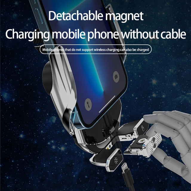 120W Car Wireless Charger Magnetic Automatic Car Mount Phone Holder Induction For iPhone 14 13 11 Samsung Xiaomi Fast Charging 5