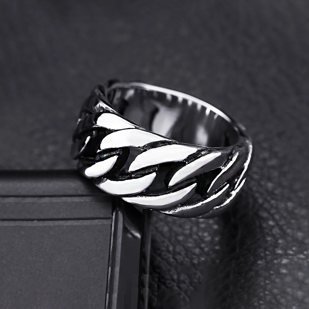 Кольца-цепочки TOGA PULLA из нержавеющей стали