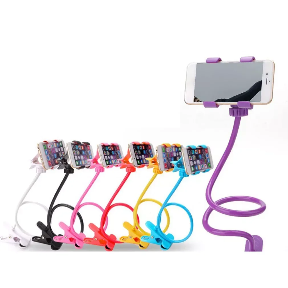 

NEW2022 Universal Phone Holder Flexible 360 Clip Mobile Cell Phone Holder Lazy Bed Desktop Bracket Mount Stand Stand Base bracke
