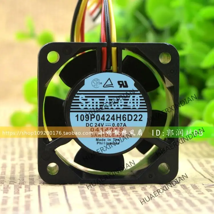 Новый/109P0424H6D22 4020 DC24V 0.07A 4 см комплект охлаждающего вентилятора