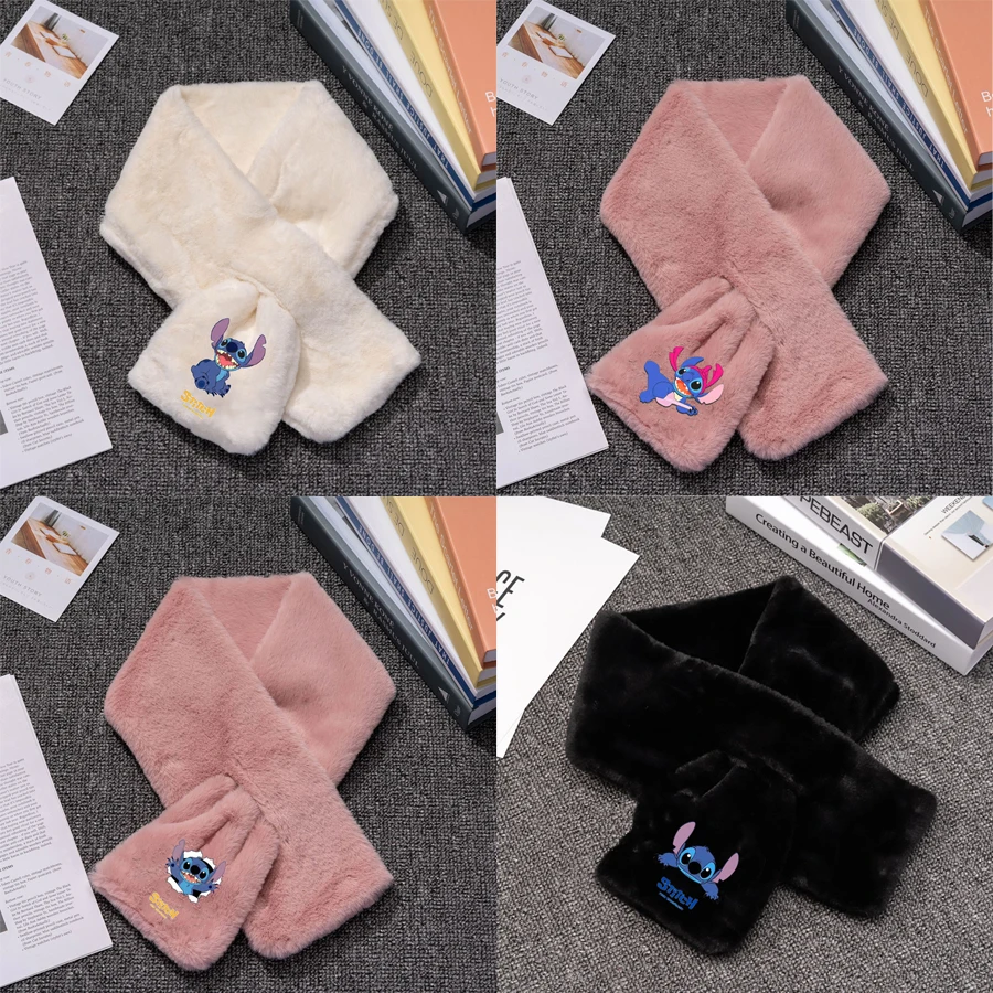 

Шарф плюшевый Ститч из мультфильма «Лило и Ститч» для мальчиков и девочек