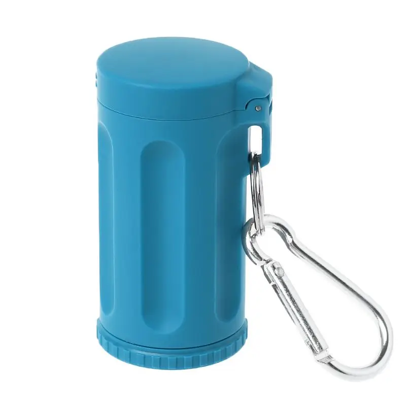 

2022 New Portable Mini Pocket Lid Ashtray Windproof Key-chain Outdoor Smoking Accessories