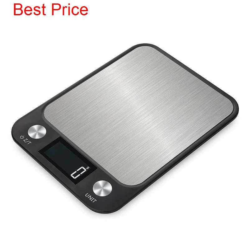 

4Pcs/Lot LCD Display 10kg/1g Multi-function Digital Kitchen Scale Stainless Steel Weighing Food Scale Cooking Tools Balance