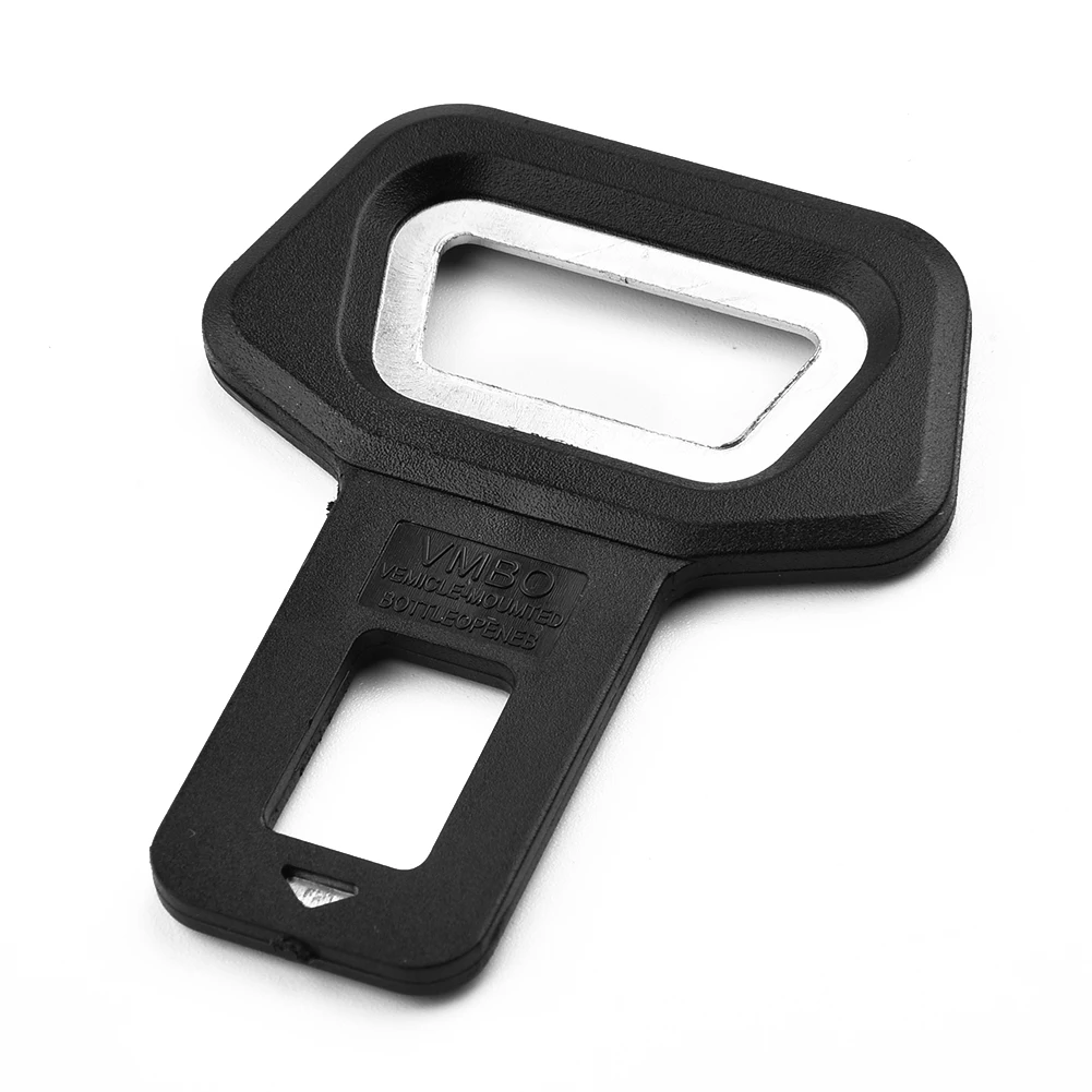 

Brand New Universal Seat belt buckle Interior Plug SUV Truck 1pc Accessory Aluminum alloy Belt Strap Black Car