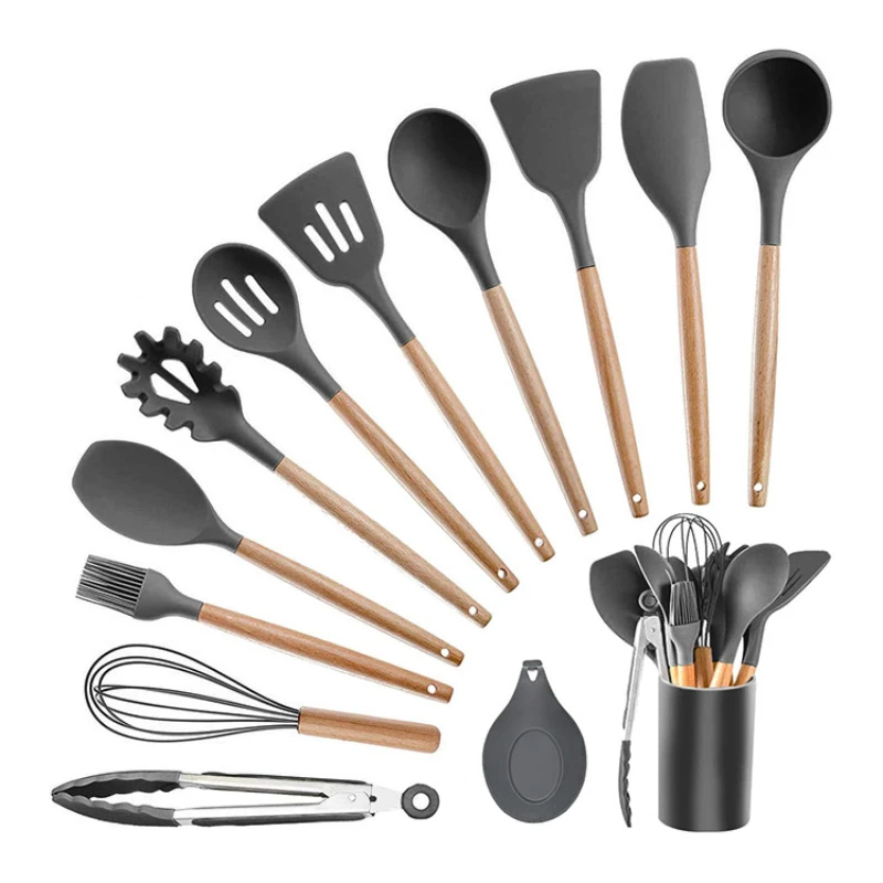 

Dropshipping 13 Piece Kitchenware Baking Cooking Tools Cookware Silicone Utensils Set