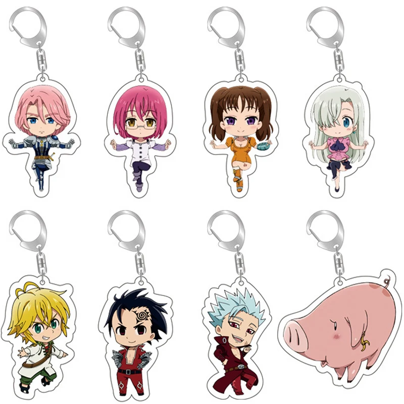 Японское аниме Семь смертных грехов брелок с подвеской ювелирные изделия Бан