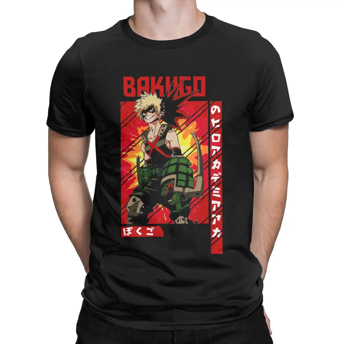 

Мужская футболка с коротким рукавом и круглым вырезом, большого размера