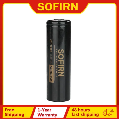 Sofirn 21700 5000 мАч перезаряжаемая батарея