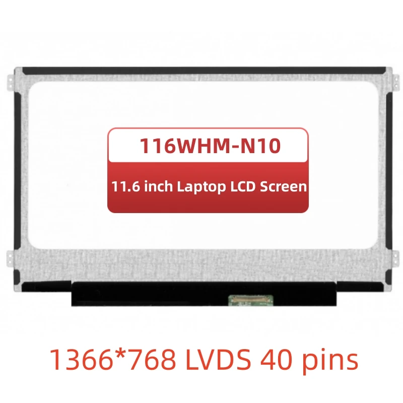 

11.6” Slim Left+Right screw holes Matrix Display 116WHM-N10 fit B116XW03 B116XW01 V.0 N116BGE-L41 Laptop LCD Screen