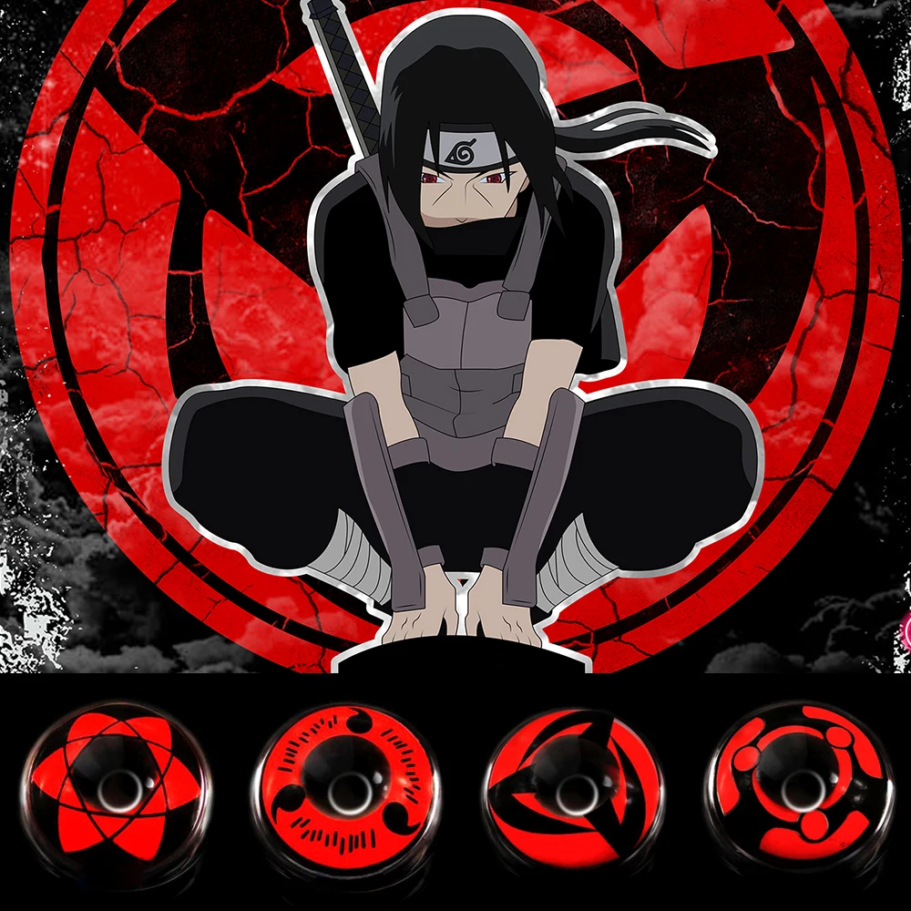 

2Pieces Uchiha Itach Kakashi Cosplay Colored Contact Lenses Color Circle Lens for Eyes Sharingan Eyecontacts with Case