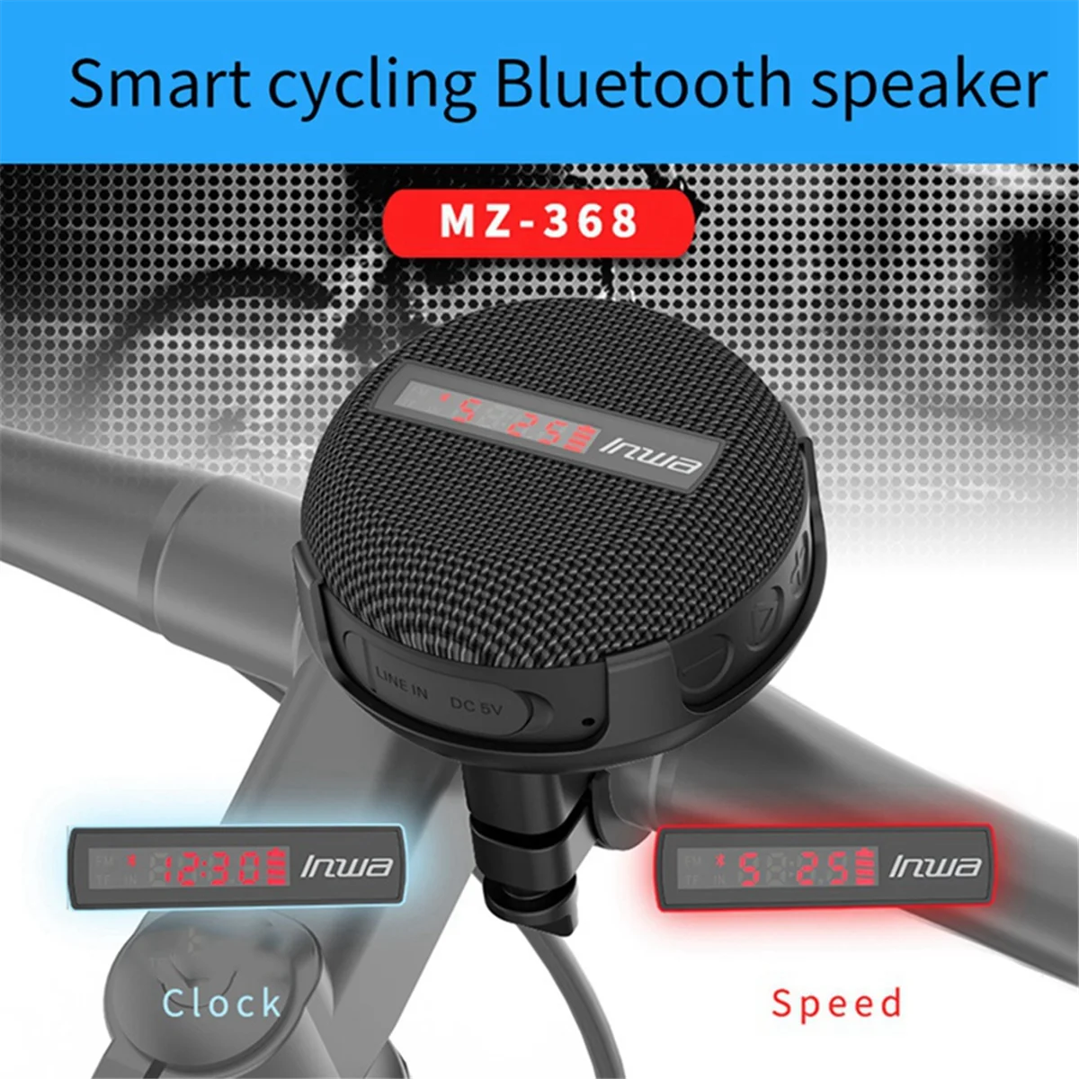 INWA Smart Bluetooth Quick Display Динамик Портативный водонепроницаемый и пыленепроницаемый