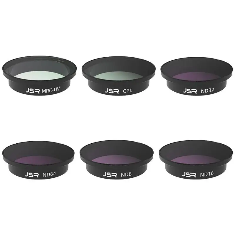 

Drone Camera Lens Filters For DJIs Avata Dustproof Camera Accessories Protective Lens Blade Design Prevent Overexposure For UAV