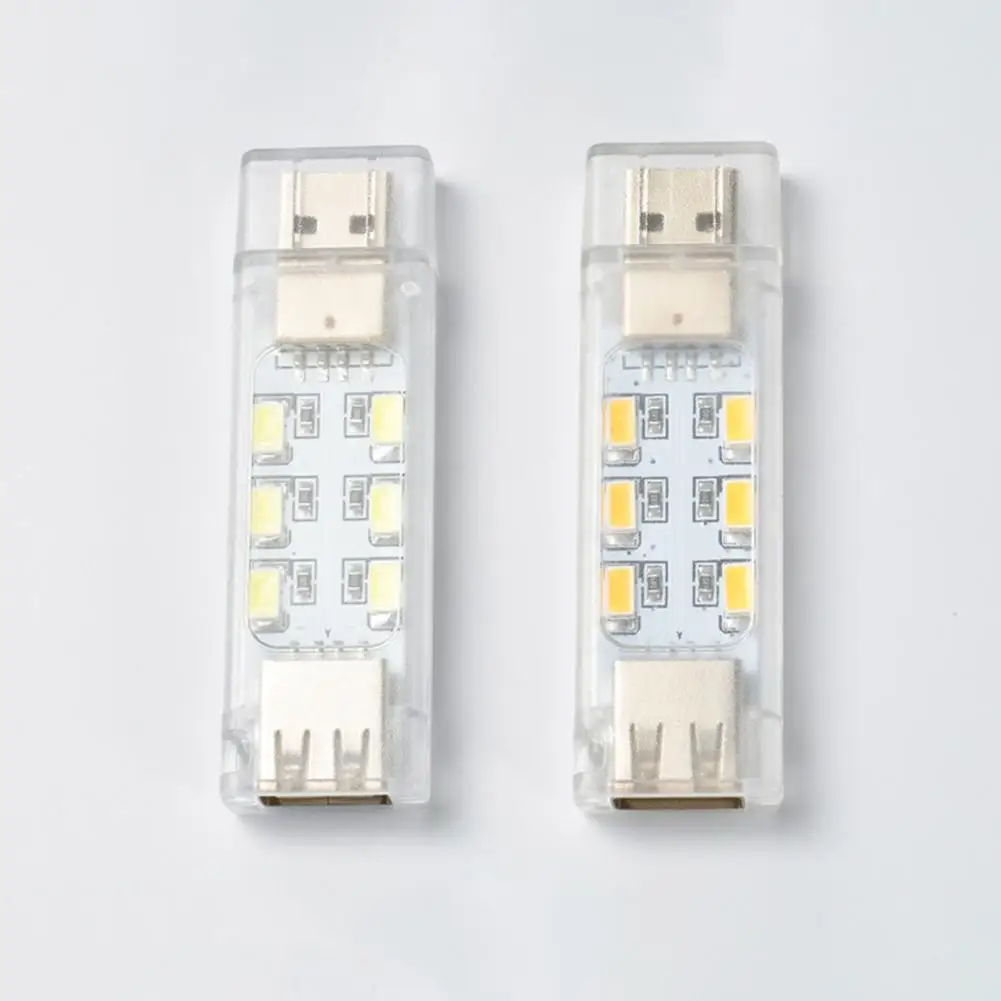 

Mini Night USB LED Keychain Portable Power White Warm Card Lamp Bulb LED Black Board Double Sided Pluggable Power Supply Lamps