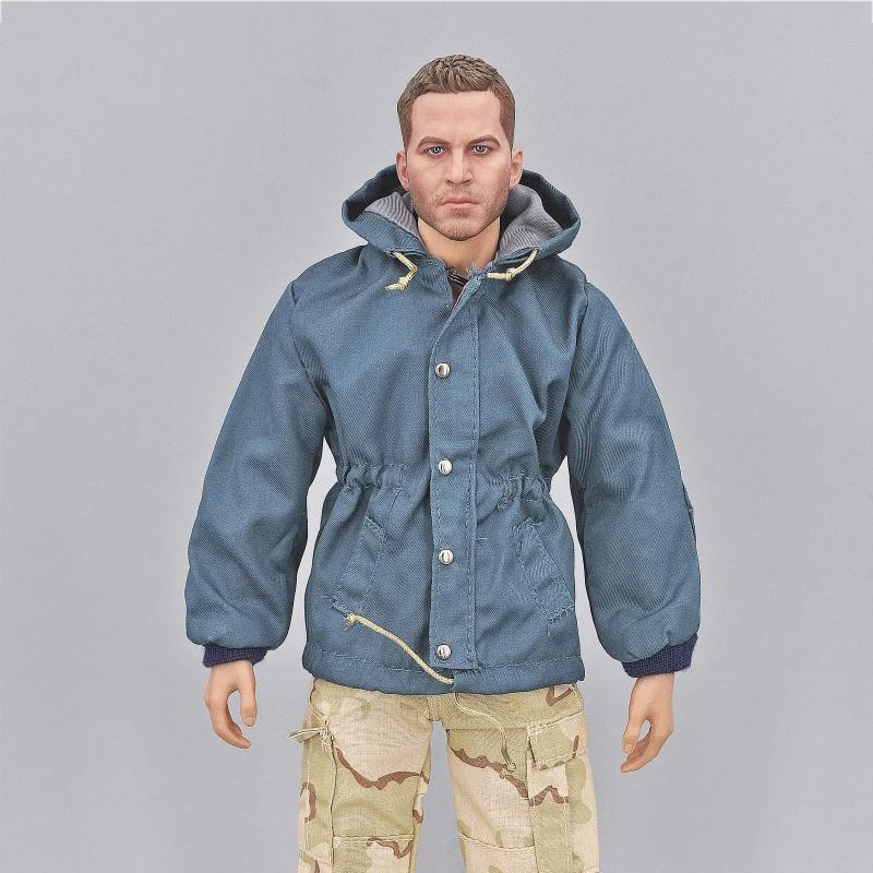 

1/6 DML Modern US Special Forces Army Cloth Casual Tactical Windbreaker Flight Pilot Coat Hoodie for 12 inch Male Solider Body