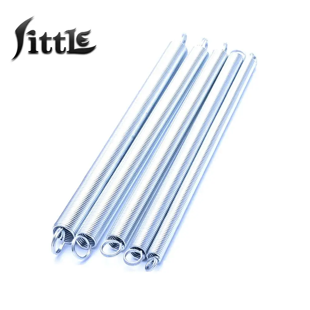 

1Pcs Double Hook Spring Outer Diameter 8-20mm Galvanized Tension Springs Wire Diameter 1.2-1.8mm Rotary Spring Length 300mm Coil