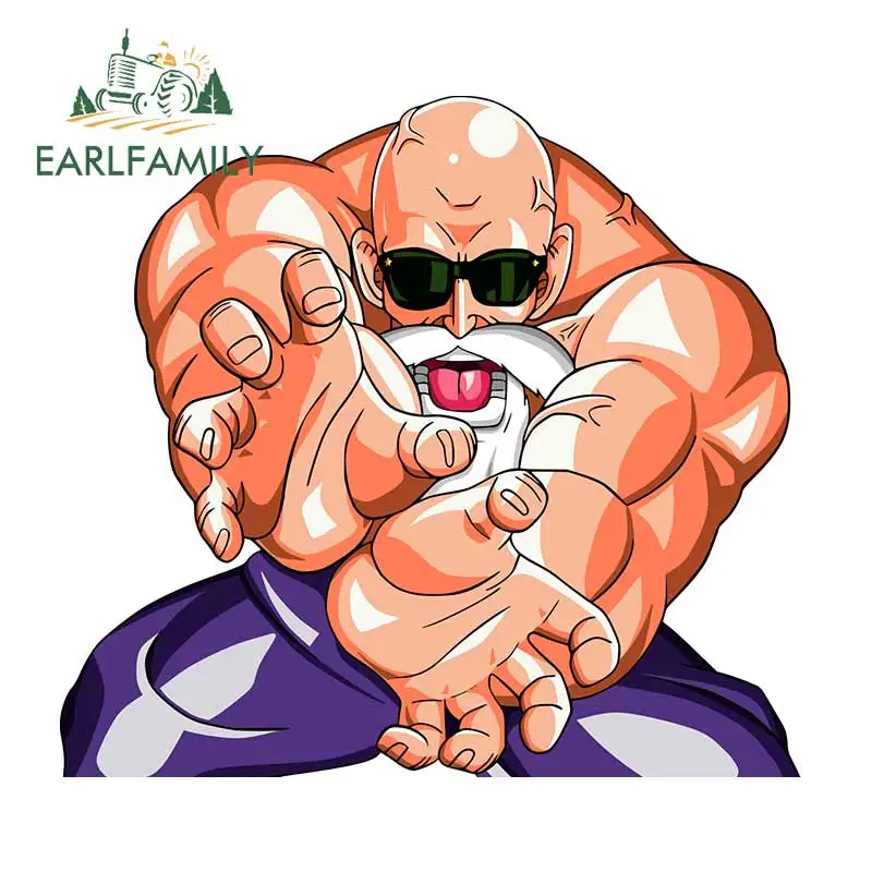 

EARLFAMILY 13 см x 11,9 см для Master Roshi личность виниловые наклейки на машину Водонепроницаемая виниловая пленка для автомобиля переводная мотоциклетная Солнцезащитная пленка