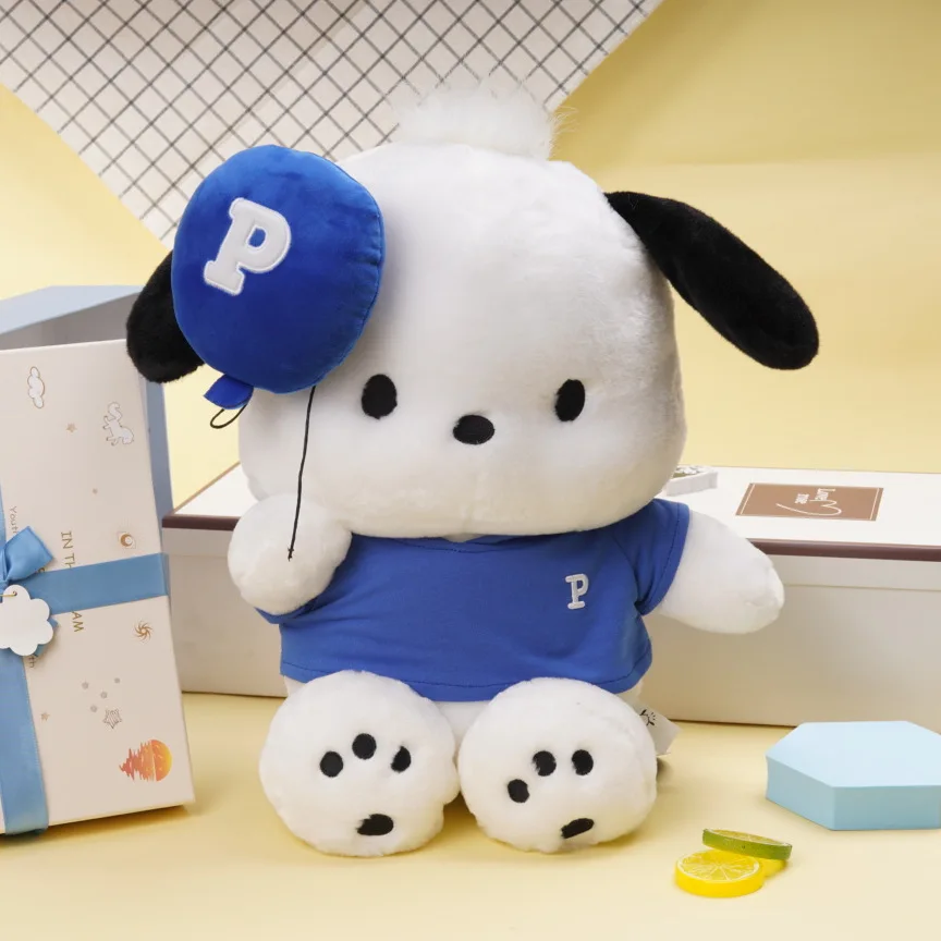 Фото Плюшевая игрушка Pachacco Blue Top Take The Balloon, большой размер 50 см, мультяшный персонаж, украшение для дома, подарок на новоселье, подарок для друга №1