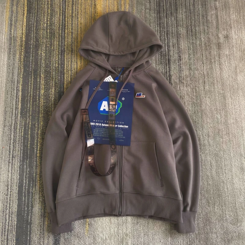 

Oversize Badge Ader Error Pullover Men Women Fashion Double-sided Zipper Loose Adererror Hoodie Top