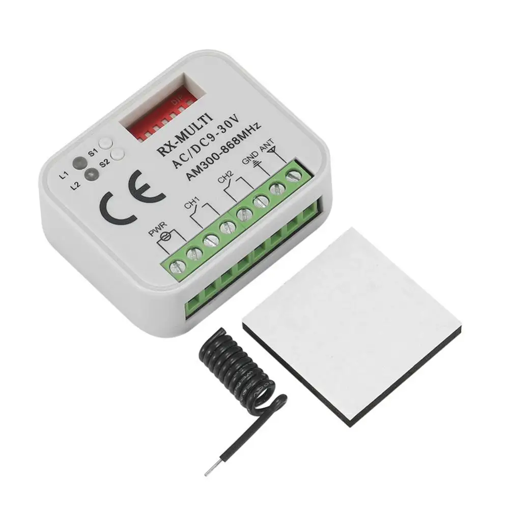 

Gate Control Rx Multi Receiver Control Garage Command Multi Frequency 300-868mhz Gate Control Receiver Receiver For Garage Door