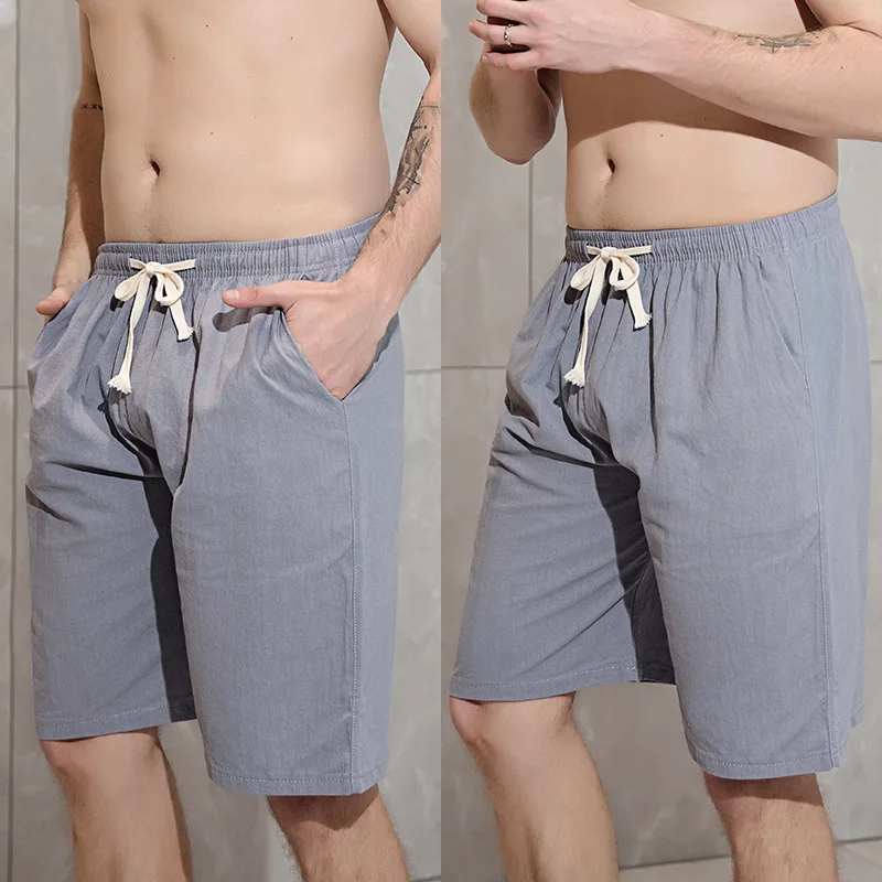 Шорты BOLUBAO мужские однотонные модные пляжные с кулиской повседневные Прямые