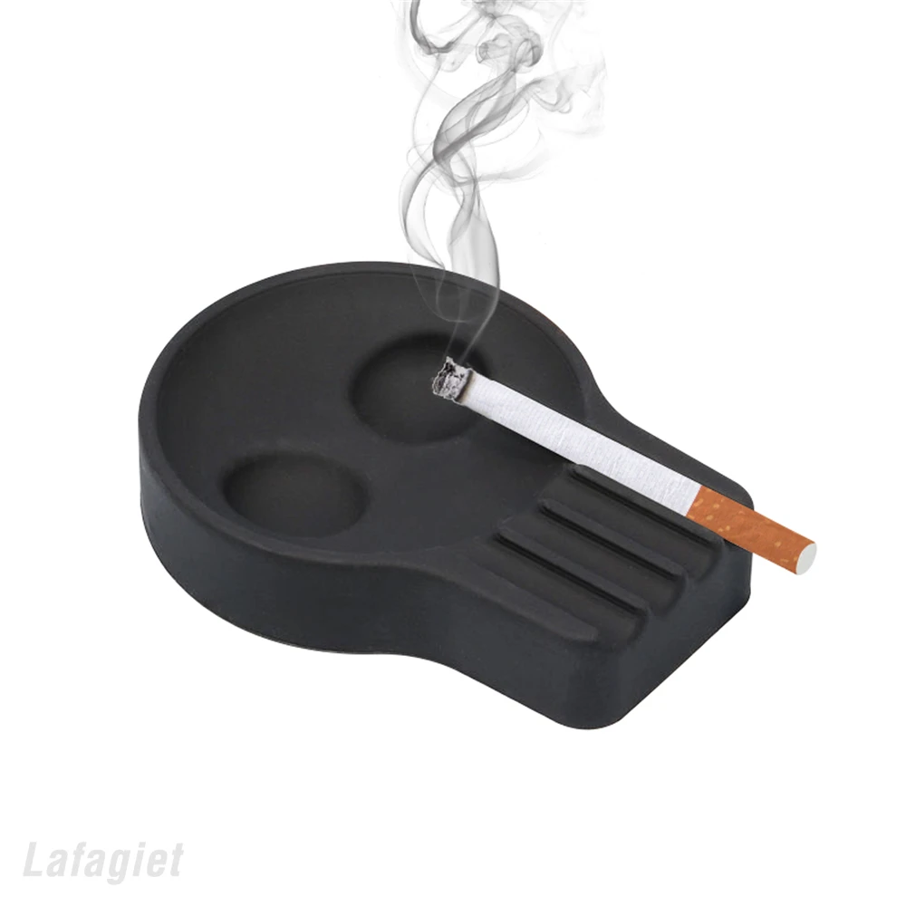 

Creative Skull Ashtray Durable Anti-drop Cigar Cigarette Holder Ash Tray Smoke Storage Container Washable Ashtray Smoking Tools