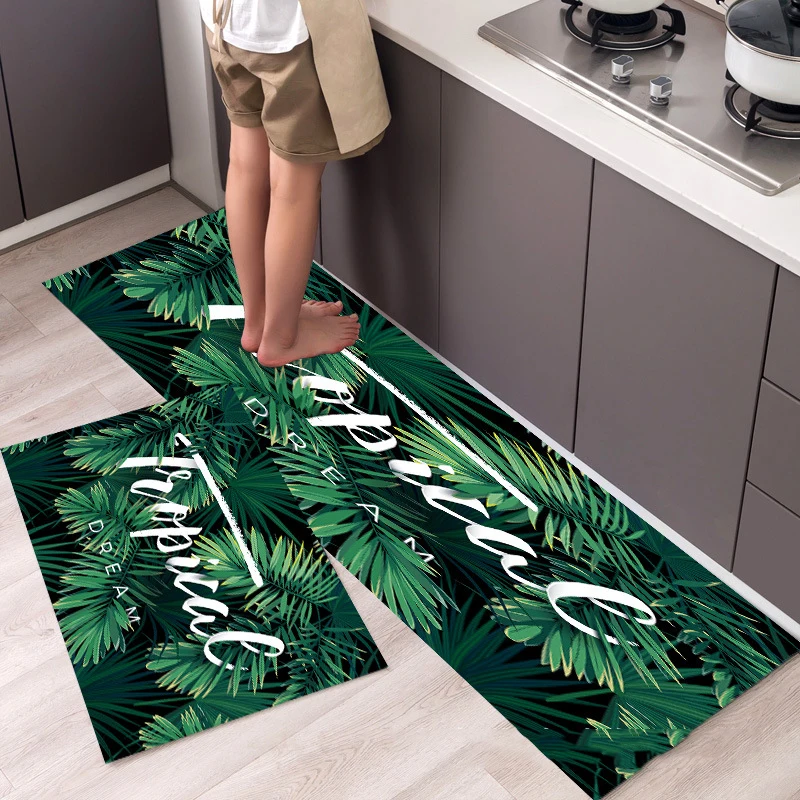

Yaapeet Non-slip Simple Nordic Style Kitchen Floor Mat Household Carpet Long Strip Door Mat Modern Home Decor