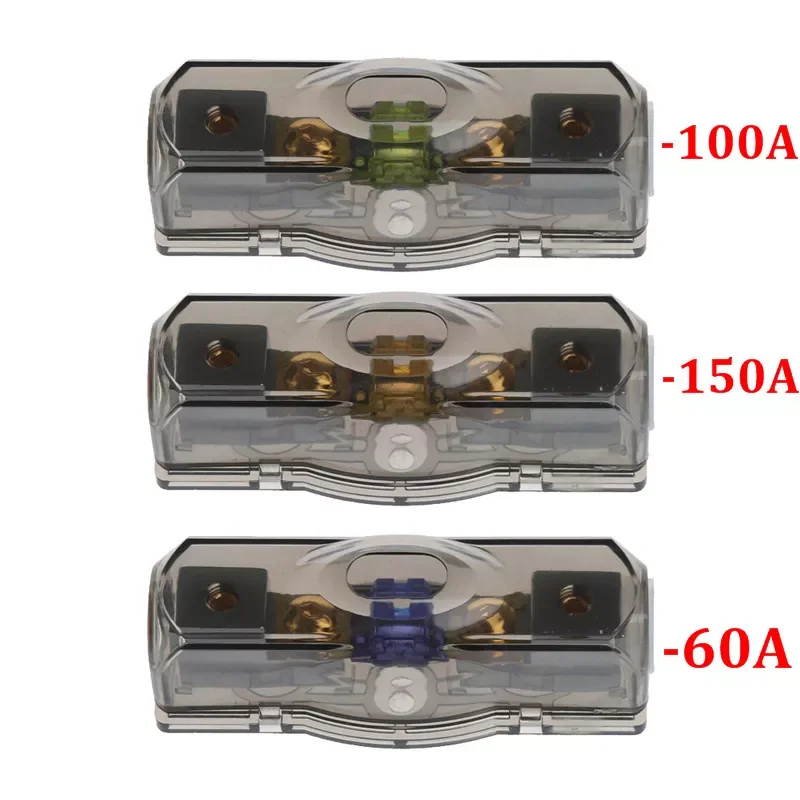 

Block Car Fuse Box Holder Stereo Seats Voltage Exposure Safe Durable Tool 60A/100A/150A