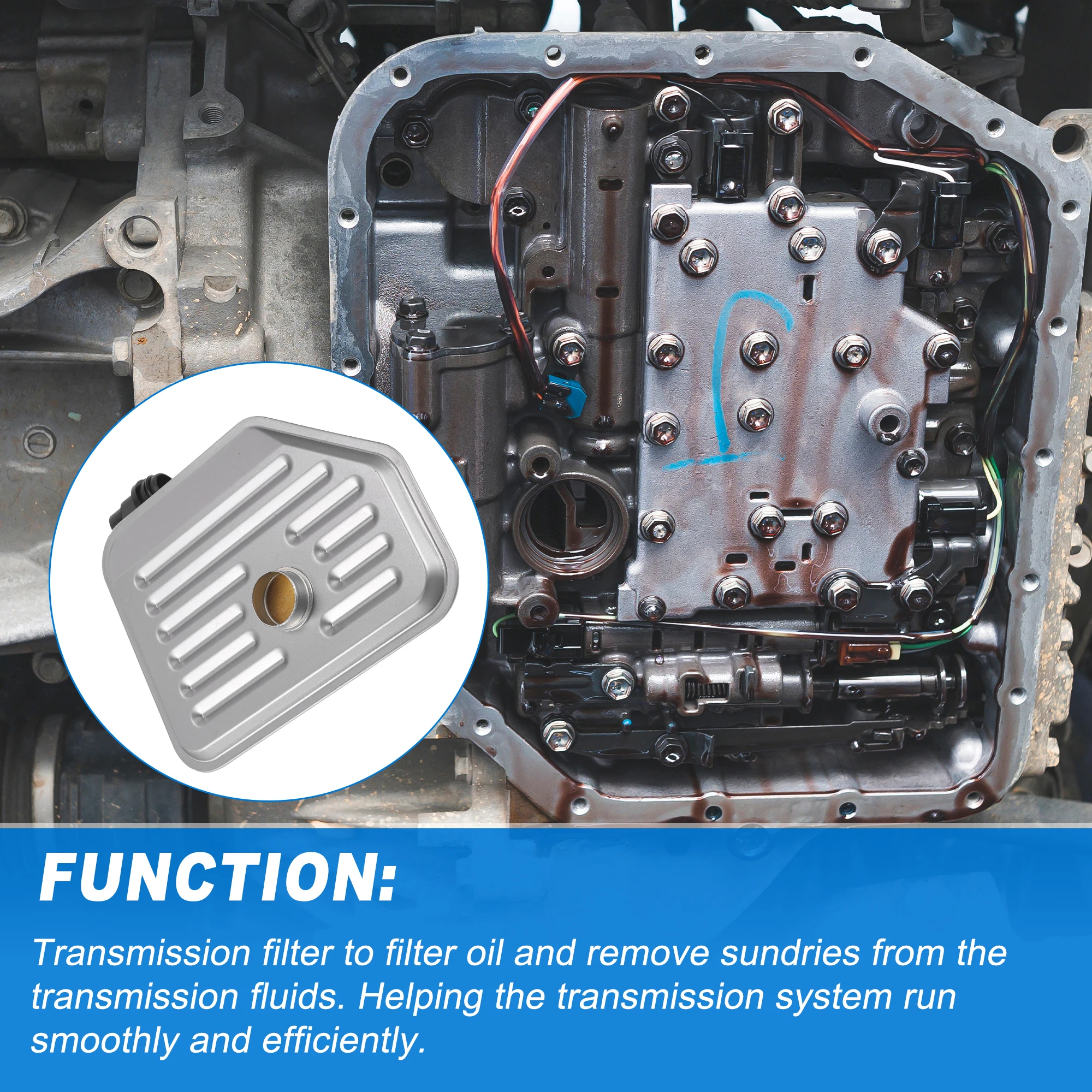 UXCELL F4A51 F5A51 A5GF1 A5HF1 Масляный поддон фильтра автоматической коробки передач