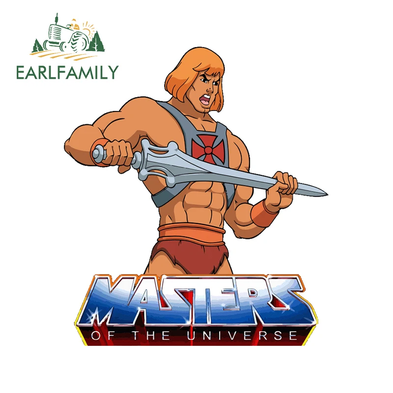 

EARLFAMILY 13cm x 11.4cm for He Man Masters Of The Universe Car Accessoires Stickers Vinyl Decals SUV JDM Waterproof Decoration