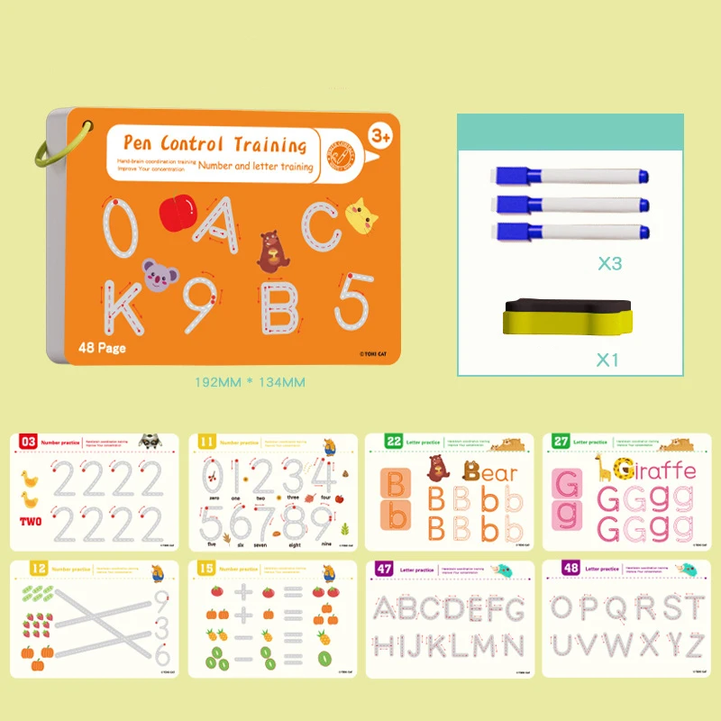 Учебник для рисования по методике Монтессори 48 страниц учебник упражнений