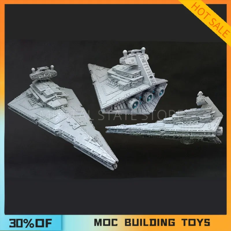 15310 шт. индивидуальный MOC императорский разрушитель ISD строительные блоки