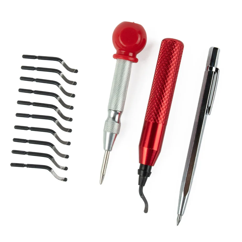 

RB3000 Deburring Tool BS1010 Trimming Blades Pointed Tiles Cutter Pen Center Punch Set For 3D Printing Meker Tool
