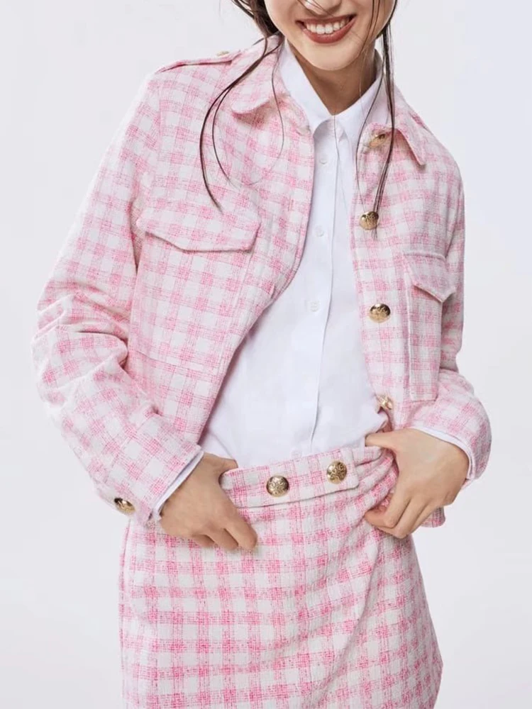 

TFMLN 2022 New 2Pcs Women Blazer Shorts Suit Office Outfits Long Sleeve Turn Down Collar Coats+ Zipper Shorts High Waist Outwear