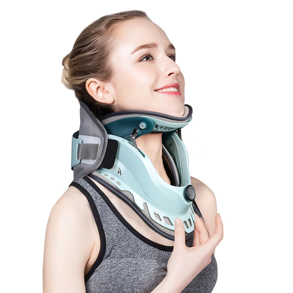 

Adjustable Stable Cervical Collar Inflatable Neck Support Traction Device Ergonomic Cervical Spine Fixation Bracket Device