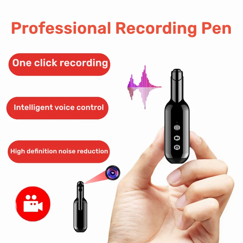 

Mini Digital Voice Recorders DV Professional One Click Recording Video Recorder Micro Sound Dictaphone Small Espias Camera Phone