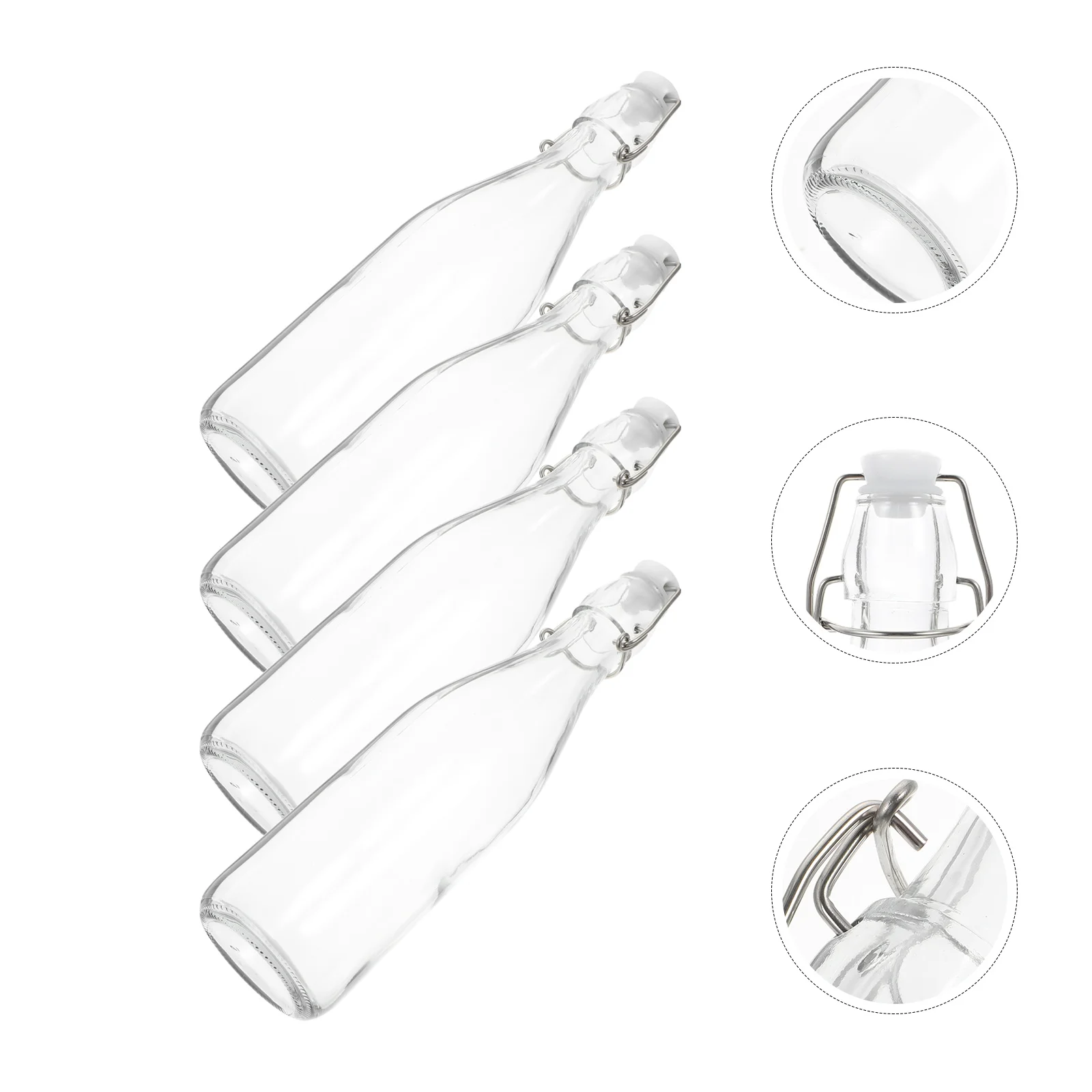 

4 шт., стеклянные бутылки для хранения уксуса